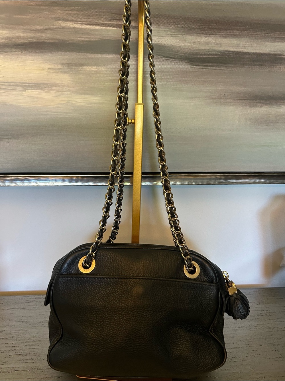 Tory Burch Thea Chain Black Leather Crossbody Bag EXCELLENT CONDITION - Picture 5 of 16